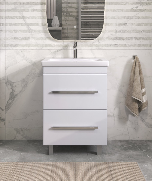 Тумба с раковиной напольная VIGO Land tn.LAN.COM.60.2Y, 60 см. Фото 5