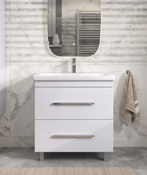 Тумба с раковиной напольная VIGO Land tn.LAN.COM.80.2Y, 80 см. Фото 5