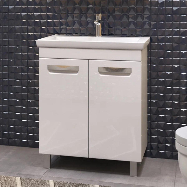 Тумба с раковиной напольная VIGO Plaza 023, 60 см. Фото 3