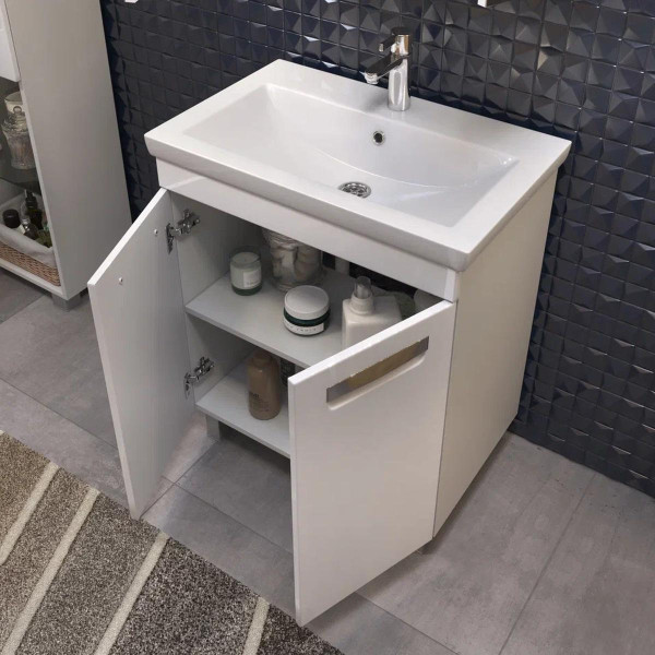 Тумба с раковиной напольная VIGO Plaza 023, 60 см. Фото 5