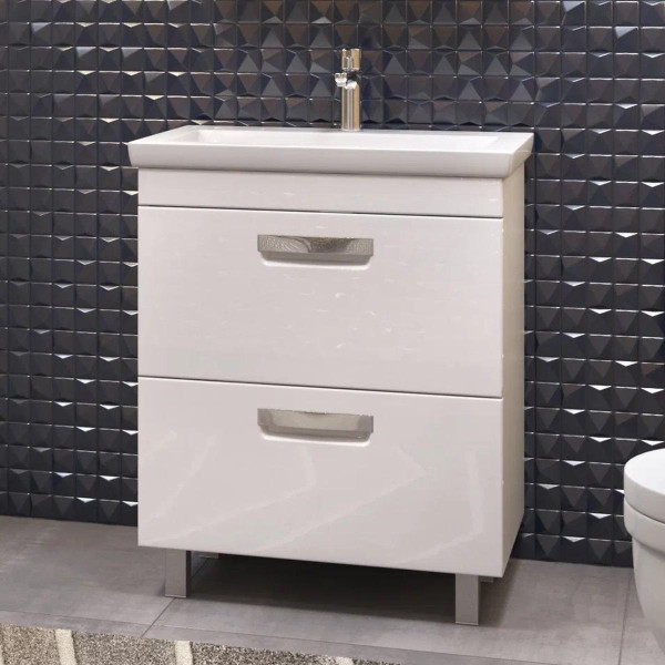 Тумба с раковиной напольная VIGO Plaza 024, 60 см. Фото 4