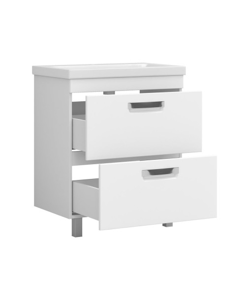 Тумба с раковиной напольная VIGO Plaza tn.PLA.COM.60.2Y, 60 см. Фото 3