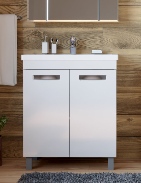 Тумба с раковиной напольная VIGO Plaza tn.PLA.FOS.70.2D, 70 см. Фото 3