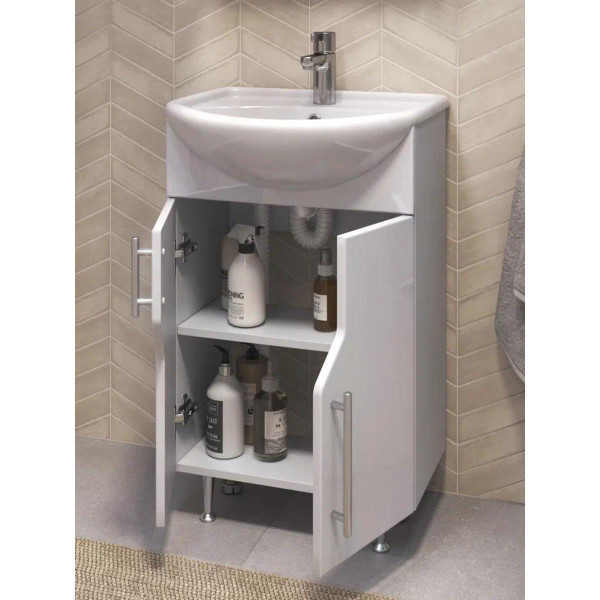 Тумба с раковиной напольная VIGO Turin 225, 55 см. Фото 4