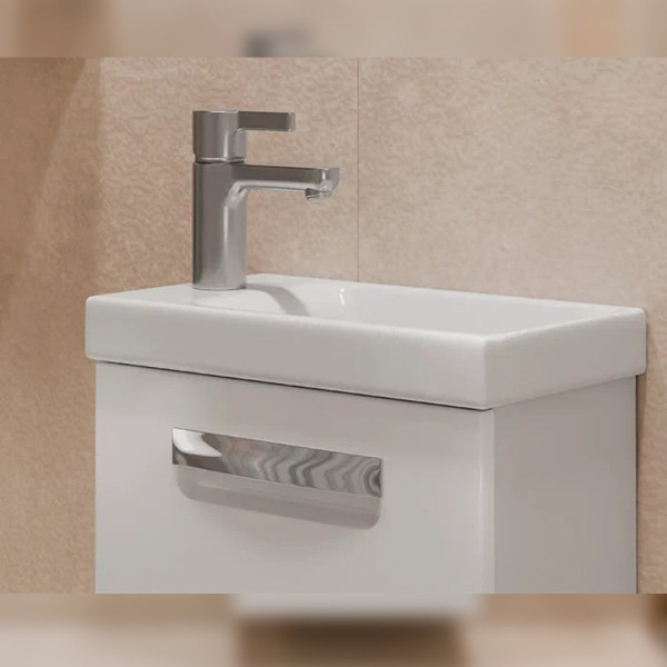 Тумба с раковиной подвесная Velvex Estea tp.EST.MOD.40.1D, 40 см. Фото 5