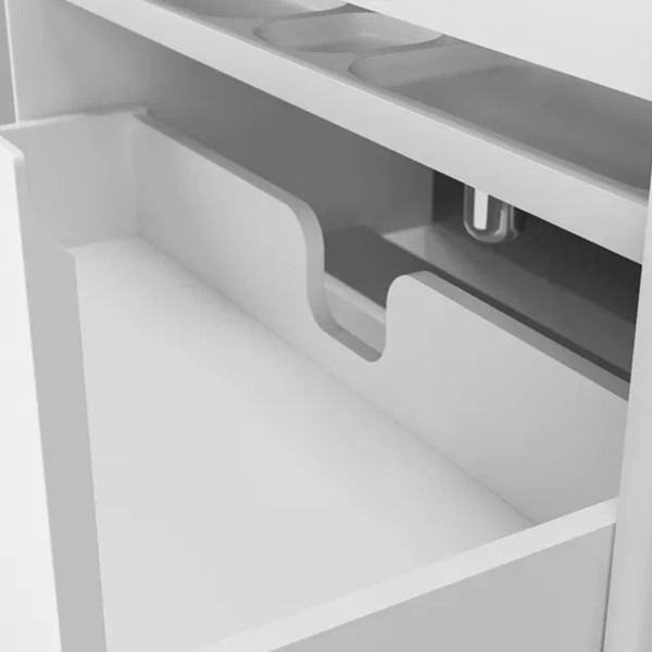 Тумба с раковиной подвесная Velvex Klaufs tp.KLA.COM.60.1Y, 60 см. Фото 5