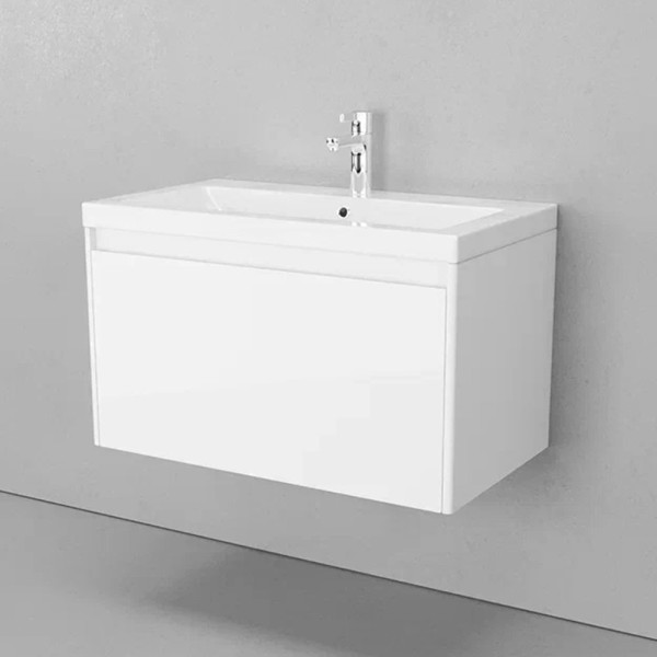 Тумба с раковиной подвесная Velvex Klaufs tp.KLA.COM.80.1Y, 80 см. Фото 3