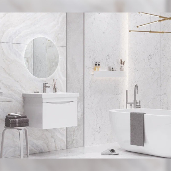 Тумба с раковиной подвесная Velvex Vizo tpVIZ.60.1Y-21, 60 см. Фото 4