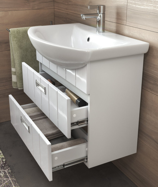 Тумба с раковиной подвесная VIGO Diana tp.DIA.BAL.60.2Y, 60 см. Фото 4