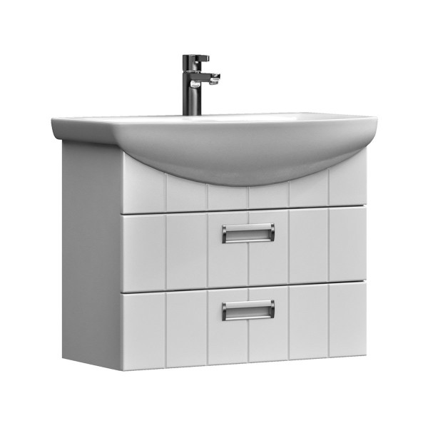 Тумба с раковиной подвесная VIGO Diana tp.DIA.PAL.60.2Y, 60 см. Фото 1