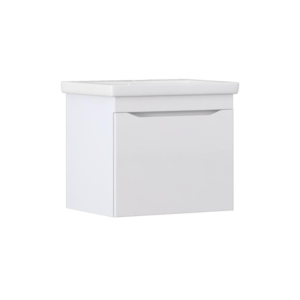 Тумба с раковиной подвесная VIGO Grani 057 белый, 60 см. Фото 1