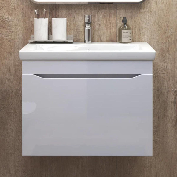 Тумба с раковиной подвесная VIGO Grani 165, 70 см. Фото 3