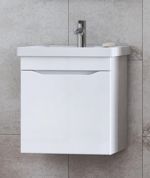 Тумба с раковиной подвесная VIGO Grani tp.GRI.FOS.50.1Y, 50 см. Фото 3