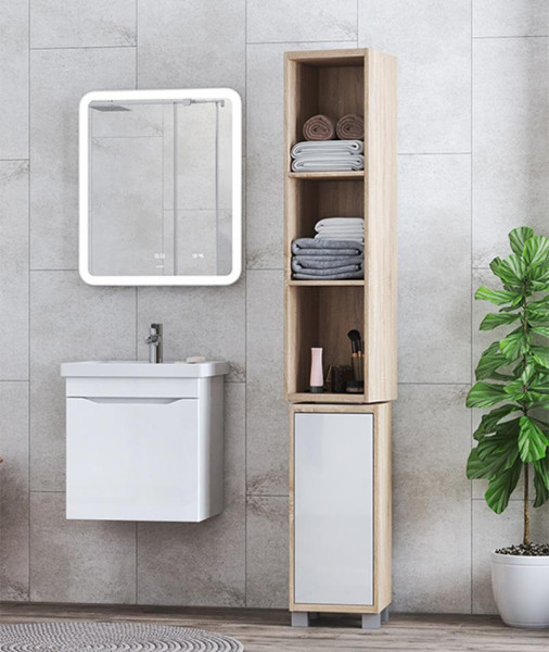 Тумба с раковиной подвесная VIGO Grani tp.GRI.FOS.50.1Y, 50 см. Фото 5