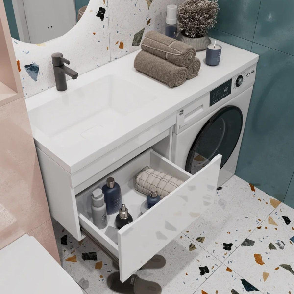 Тумба с раковиной подвесная VIGO Urban 042, 60 см. Фото 4