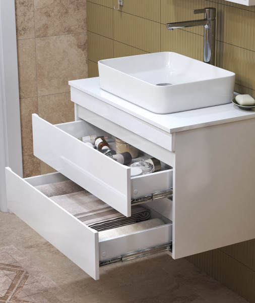 Тумба с раковиной подвесная VIGO Urban tp.URB.70.2Y, 70 см. Фото 4