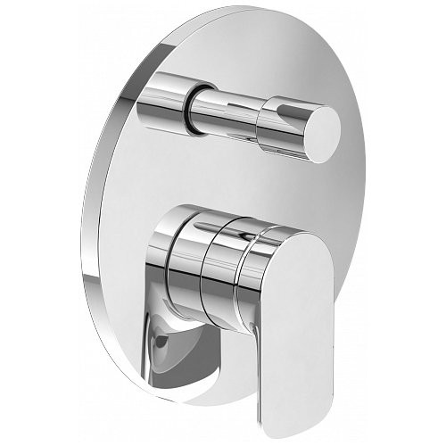 TVS10435300061 O.NOVO Однорычажный смеситель скрытого монтажа с автоматическим переключателем, хром (ДО ОКОНЧАНИЯ ОСТАТКОВ). Фото 1