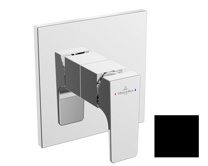 TVS125002000K5 ARCHITECTURA SQUARE Однорычажный смеситель скрытого монтажа, материал: Латунь, Чёрный (ДО ОКОНЧАНИЯ ОСТАТКОВ). Фото 1