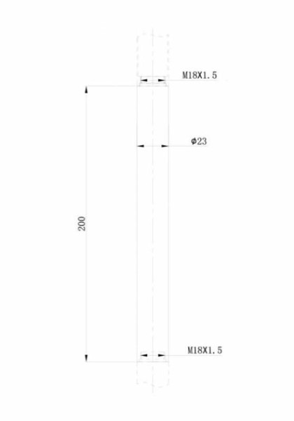 Удлинитель душевой стойки Bravat P75117CP-RUS, хром. Фото 2