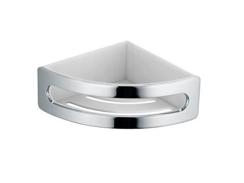 Угловая корзинка для душа Keuco Elegance, хром (11657010001). Фото 1