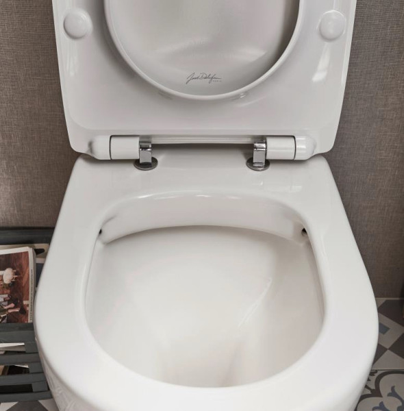 UJAK102-0 Soprano чаша напольного унитаза c технологией Rimless 36 см*62,5 см, белый. Фото 3