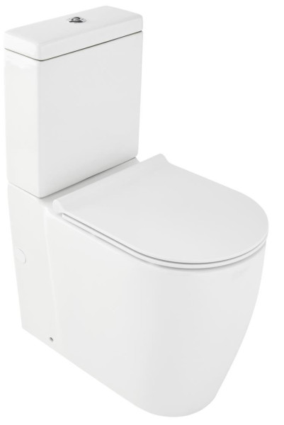 UJAK102-0 Soprano чаша напольного унитаза c технологией Rimless 36 см*62,5 см, белый. Фото 4