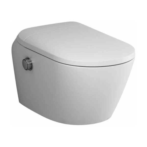 Умный унитаз SMARTFLOW безободковый с микролифтом SMF3017T-WH, белый. Фото 1
