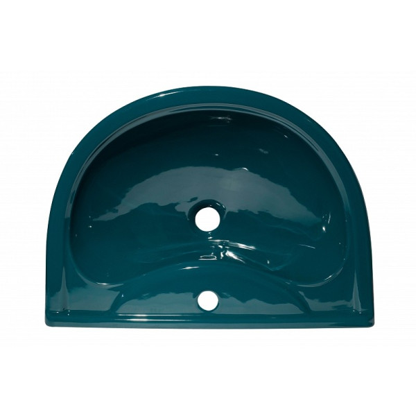 Умывальник 2-ой вел. 1-отв."ПРЕСТИЖ" зеленый (Ст.ОСКОЛ). Фото 1