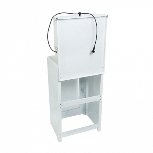 Умывальник "Акватекс" (бак антикорроз, с ЭВН + мойка пластик) цвет белый. Фото 2