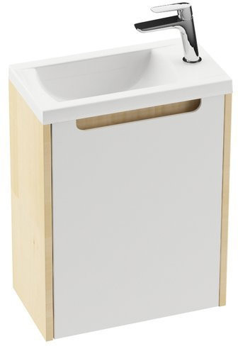 Умывальник CLASSIC 400 белый с отверстиями (СНЯТ С ПРОИЗВОДСТВА, продаем из наличия). Фото 2