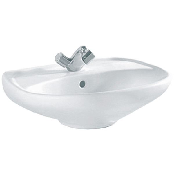 Умывальник LYRA 55 с 1 - отв. 8.1427.1.1049 в коробе (JIKA). Фото 1