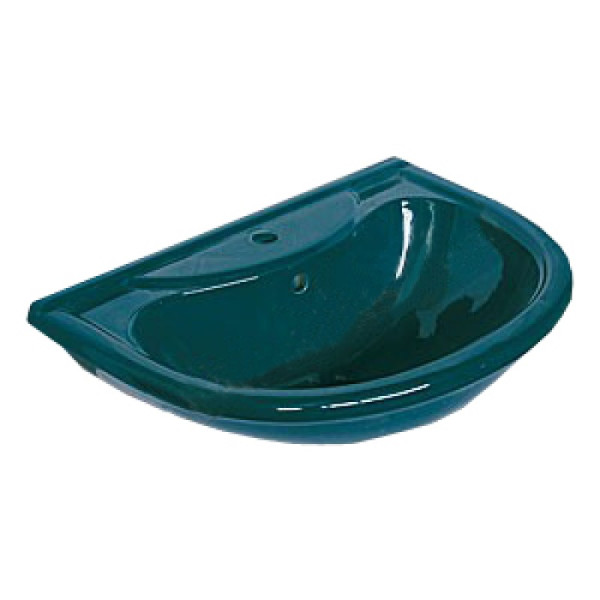 Умывальник "ПРЕСТИЖ" с отверстием под смеситель зеленый. Фото 1