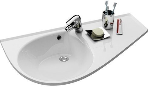 Умывальник с отверстием AVOCADO Comfort правый, белый,. Фото 1