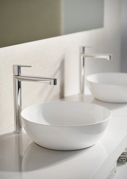 Умывальник UNI 400 B SLIM керамический белый. Фото 4