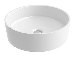 Умывальник UNI 400 керамический белый. Фото 1