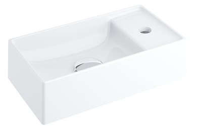 Умывальник VEDA SLIM 400 керамический белый. Фото 1