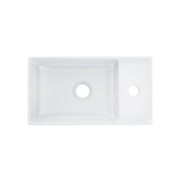 Умывальник VEDA SLIM 400 керамический белый. Фото 3