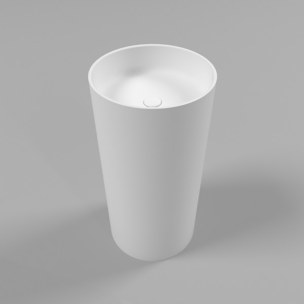 Умывальник WHITECROSS Altar D=43 (белый мат) иск. камень. Фото 1