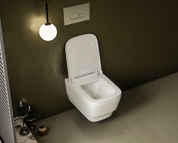 Унитаз безободковый подвесной Dreja ENZO. Фото 2