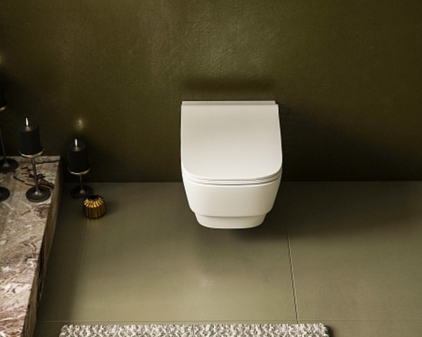 Унитаз безободковый подвесной Dreja ENZO. Фото 3