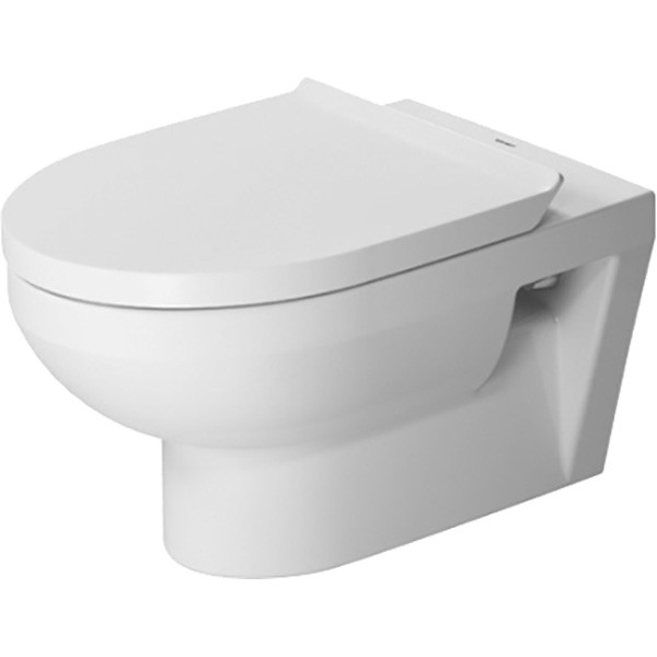 Унитаз Duravit Set ME by Starck подвесной с сиденьем Микролифт, белый (45300900A1). Фото 1