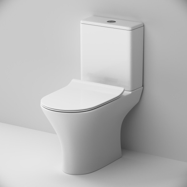 Унитаз-компакт FlashClean с сиденьем микролифт. Фото 4