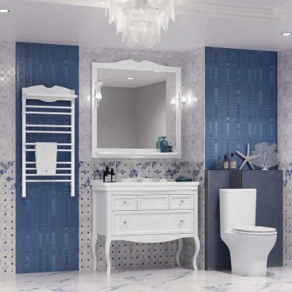 Унитаз-компакт OPADIRIS Палермо OS24721 безободковый, сиденье дюропласт, крышка бачка керамика. Фото 4