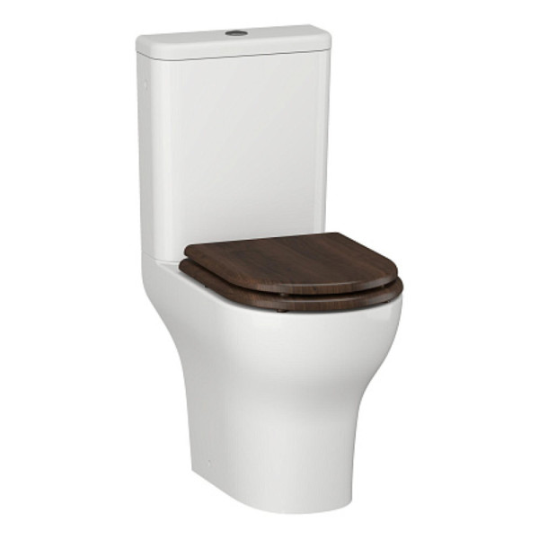 Унитаз-компакт OPADIRIS Палермо OS24722A безободковый, сиденье антикварн.орех, крышка бачка керамика. Фото 1