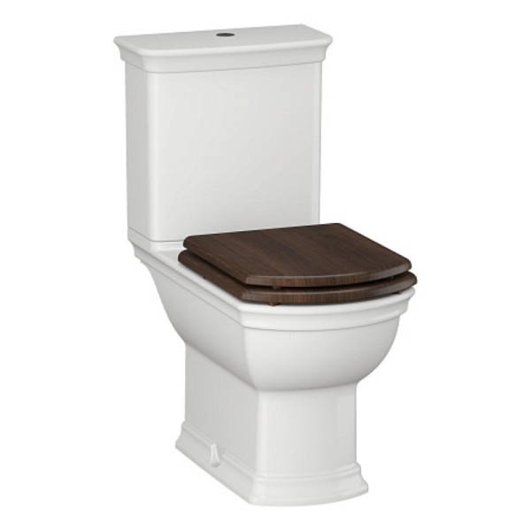 Унитаз-компакт OPADIRIS Риспекто OS39722A ободковый, сиденье антикварный орех,крышка бачка керамика. Фото 1