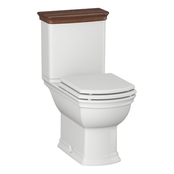 Унитаз-компакт OPADIRIS Риспекто OS39723N ободковый, сиденье дюропласт, крышка бачка светлый орех. Фото 1