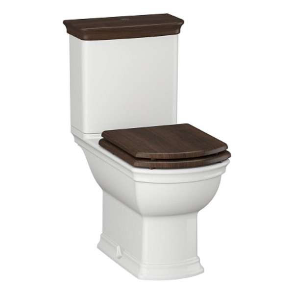 Унитаз-компакт OPADIRIS Риспекто OS39724A ободковый, сиденье/крышка бачка антикварный орех. Фото 1