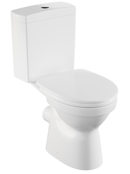 Унитаз-компакт Vitra Norm Eisberg 355х640х805, сиденье термопласт с микролифтом, белый (9844B099-7201). Фото 1