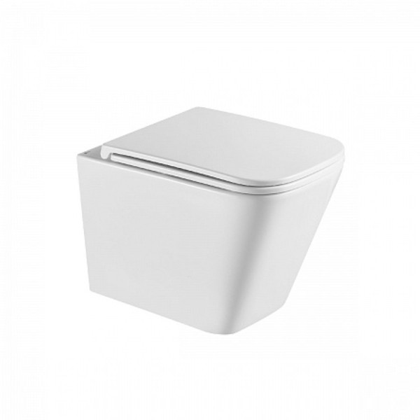 Унитаз Lemark FLOREX подвесной безободковый, сиденье микролифт, смыв вихревой Тонадо 3.0, бел. гляне. Фото 1