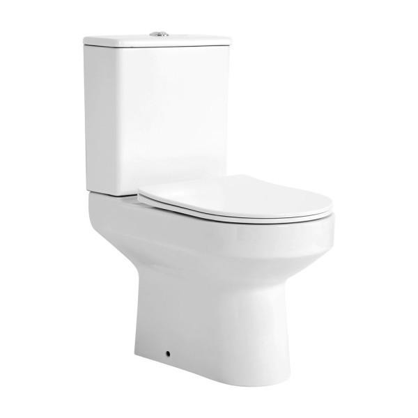 Унитаз напольный WesnaArt EKO 101-EKO05, белый. Фото 1